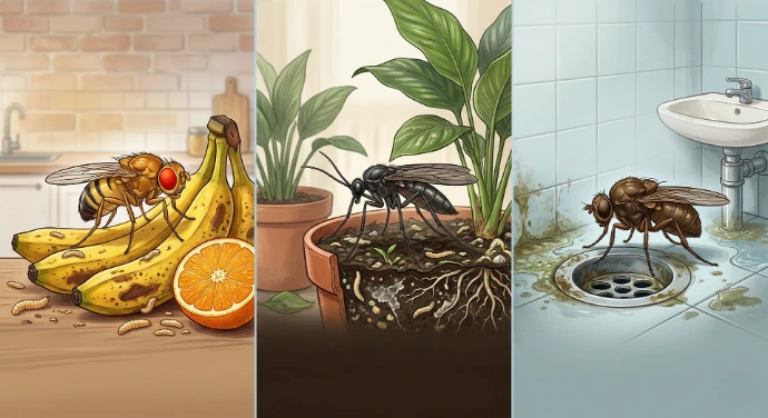 Infestation de moucherons bar Coulommiers