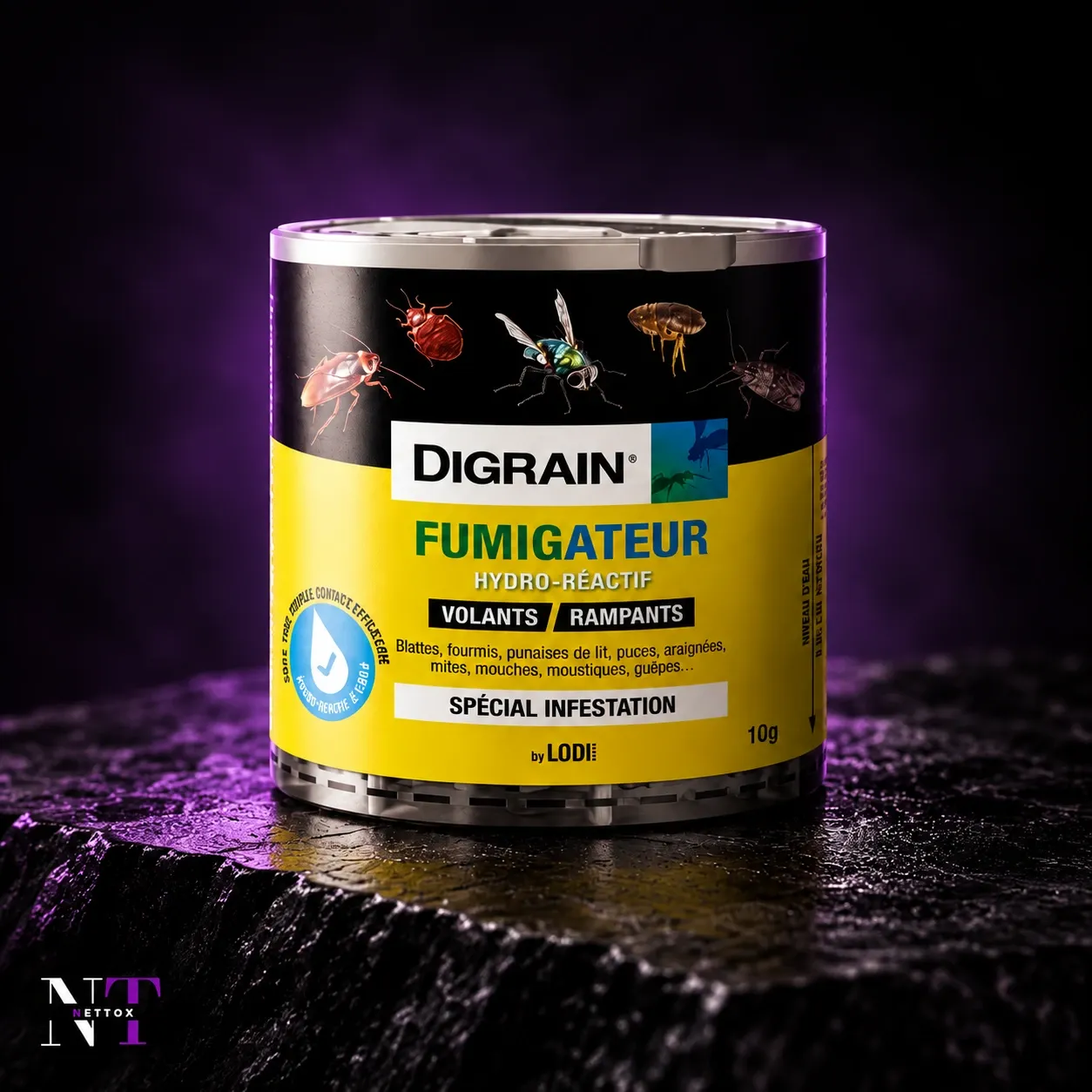 DIGRAIN Fumigateur hydro-réactif 10g
