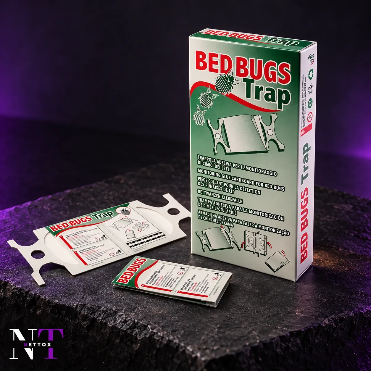 MONITEUR PUNAISES DE LITS BED BUGS TRAP 10 unités