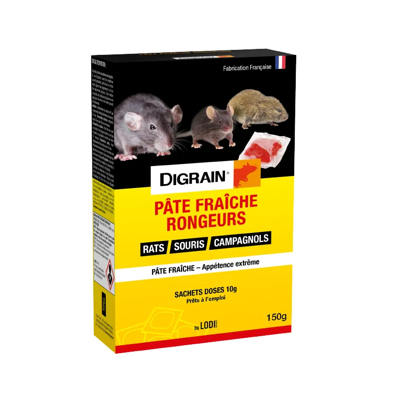 DIGRAIN Pâte Fraîche Rongeurs
